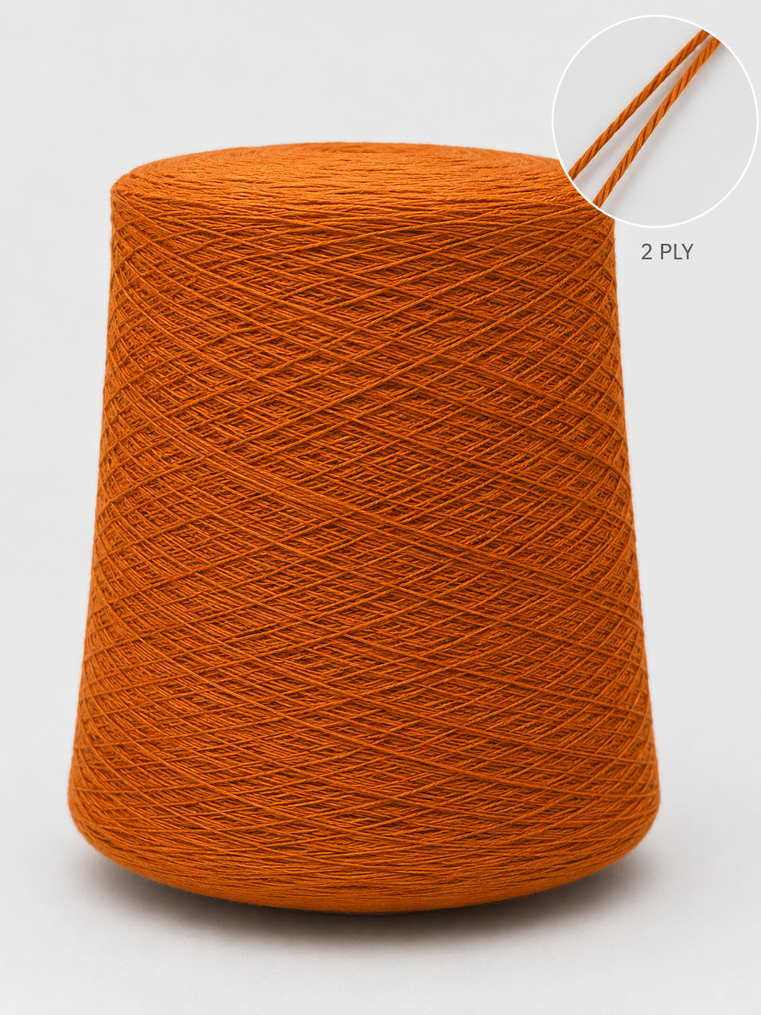 100% Cashmere Yarn – Nm 2/26 (Pack of 2 cones)