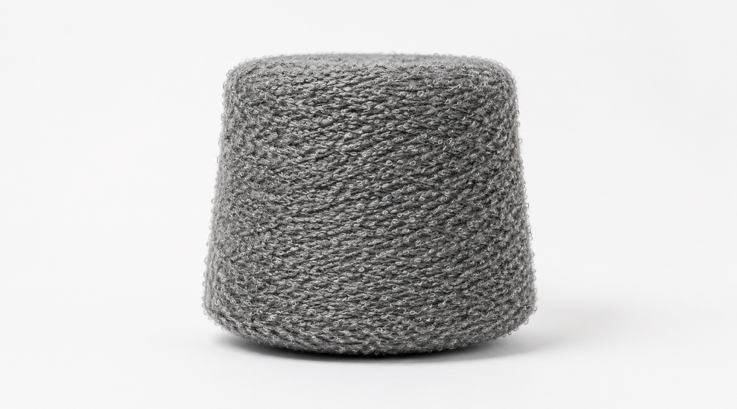 Bouclé Yarn Nm 2400 – Wool Alpaca Blend