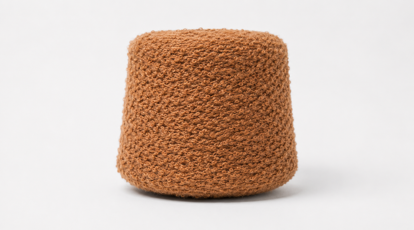 Bouclé Yarn Nm 2400 – Wool Alpaca Blend