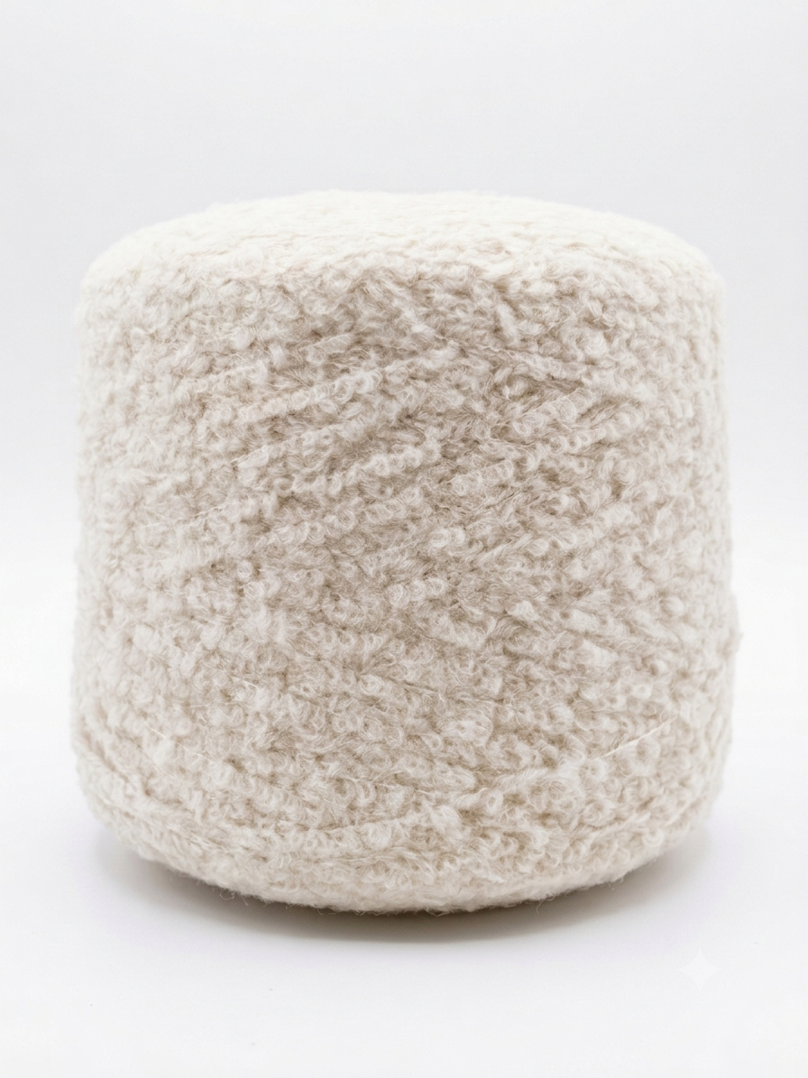 Bouclé Yarn Nm 2400 – Wool Alpaca Blend